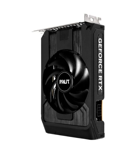 Видеокарта Palit GeForce RTX 5050 StormX OC, NVIDIA RTX 5050, 8 ГБ GDDR6, 128 бит, PCI-e 5.0, 1xHDMI, 3xDP, 2617 МГц