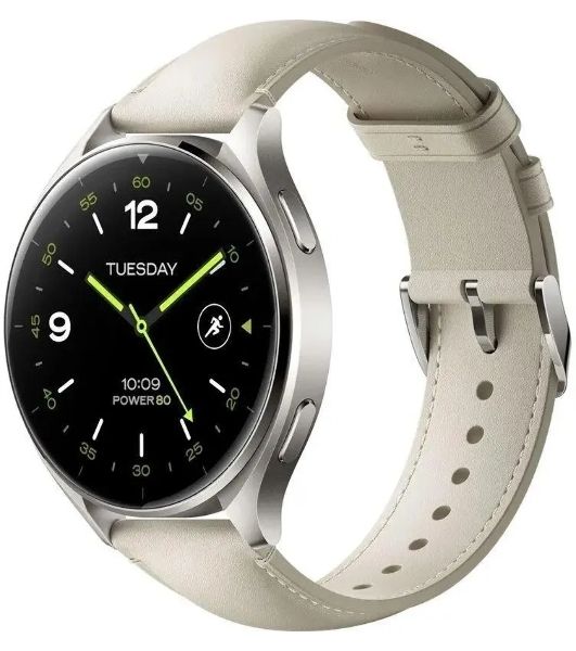 Умные часы Xiaomi Watch 2, 1.43" AMOLED, Bluetooth, 5ATM, белый / серый