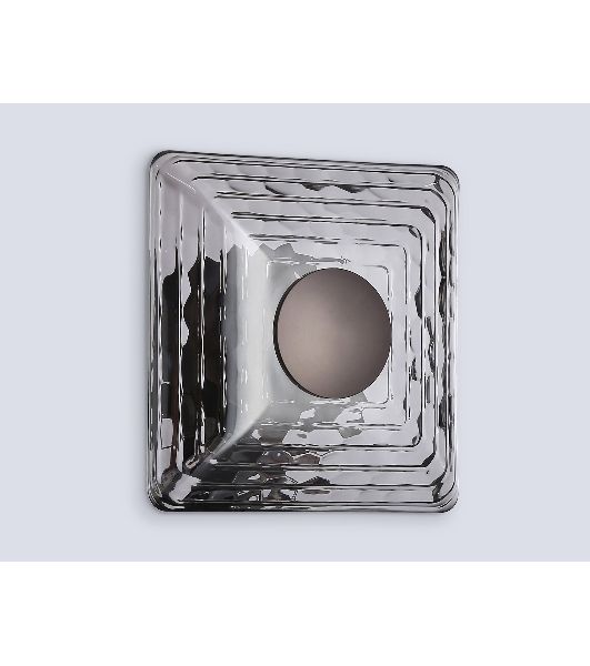 Настенный светодиодный светильник Ambrella light LH31037 GR/SM серый/дымчатый 6W 3000K 150*150*85