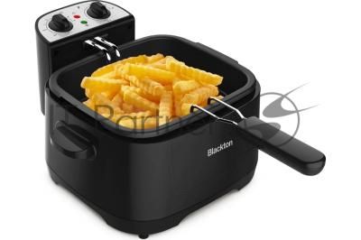 Фритюрница Blackton Bt DF1112 Black. Потребляемая мощность 2000 Вт/Мах. объем 3л/Параметры электропитания 220-240 В,50Гц/Класс защиты от поражения электрическим током Класс I/Регулировка температуры/Компактный размер/Быстрый нагрев до 90 градусов"