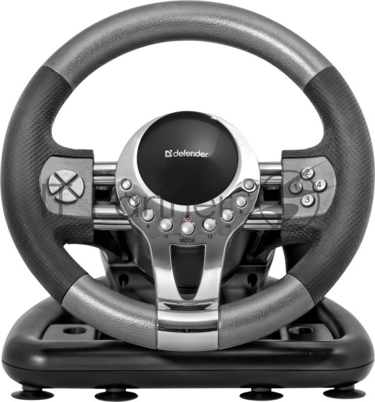 Игровой руль Defender FORSAGE 12 кн+2перекл.+1перекл. 8-ми позиц., USB