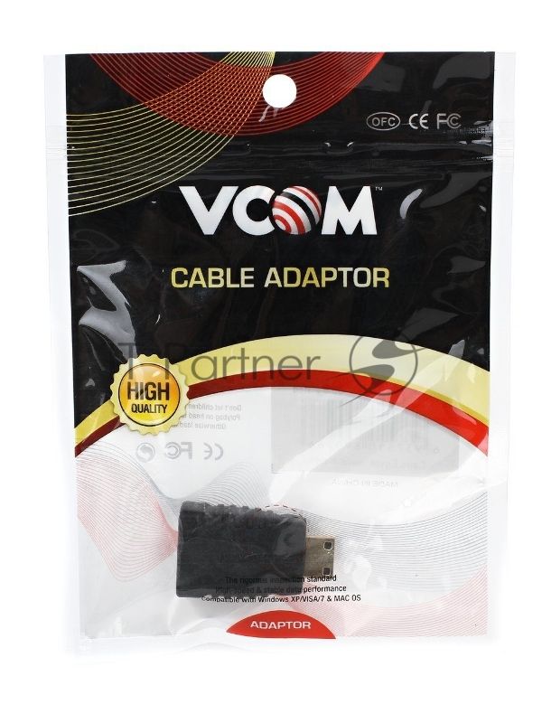 Кабель VCOM CA313 Переходник HDMI (F) -> HDMI (F)