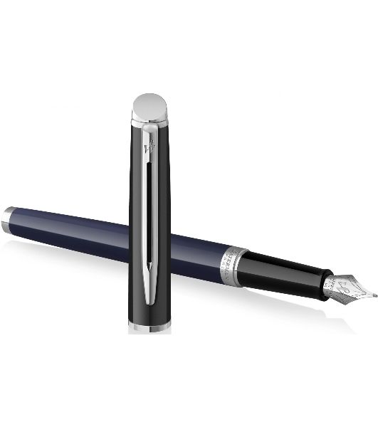 Ручка перьевая Waterman Hemisphere Colour Blocking (2202847) Blue/Black CT, F, сталь нержавеющая, подарочная коробка
