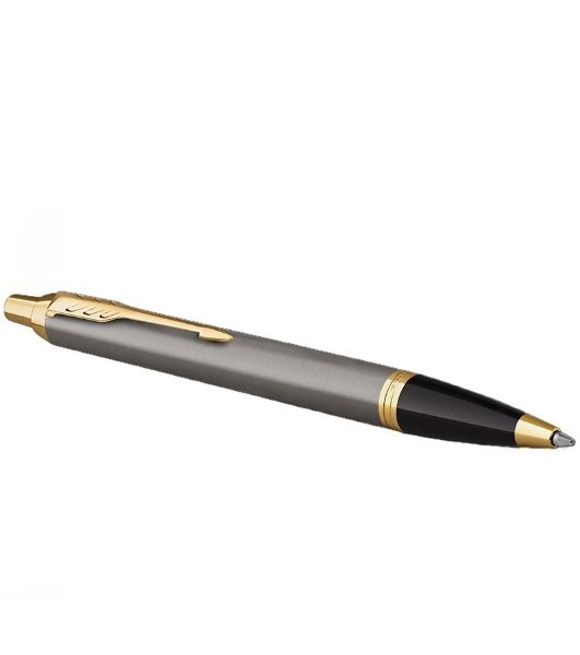 Ручка шариковая Parker IM Premium Grey Core GT (2214613) M, синие чернила, подарочная коробка