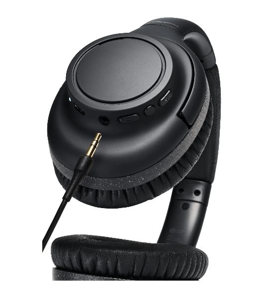Гарнитура мониторные Audio-Technica ATH-S300BT черный беспроводные bluetooth оголовье (ATH-S300BT BK)