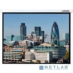 Экран с электроприводом Lumien Master Control 162x280 см (123") Matte White FiberGlass черная кайма сверху 40 см