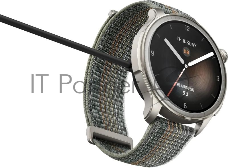 Умные часы Amazfit Balance A2287 46мм 1.5" AMOLED корп.серый рем.серый разм.брасл.:150-210мм (1746352)