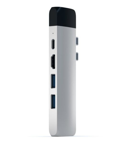 USB-концентратор Satechi ST-TCPHES, USB Type-C, USB 3.0/RJ-45/USB Type-C/HDMI/microSD, USB