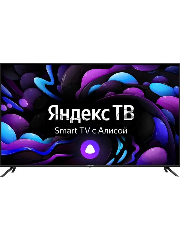 Телевизор HIBERG 55" 55Y UHD-R черный 4k UHD 60Hz Yandex TV 1 5/8Gb