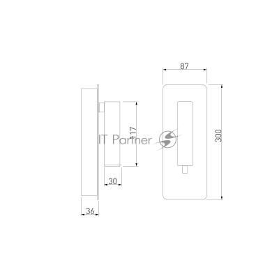 Светильник настенный светодиодный Tuo LED MRL LED 1117 белый