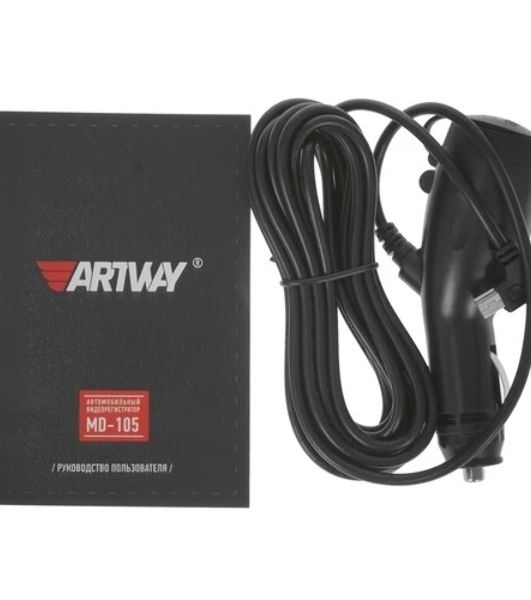 Видеорегистратор Artway MD-105, 2304x1296, 2.4", GPS, G-сенсор, GPS-информатор