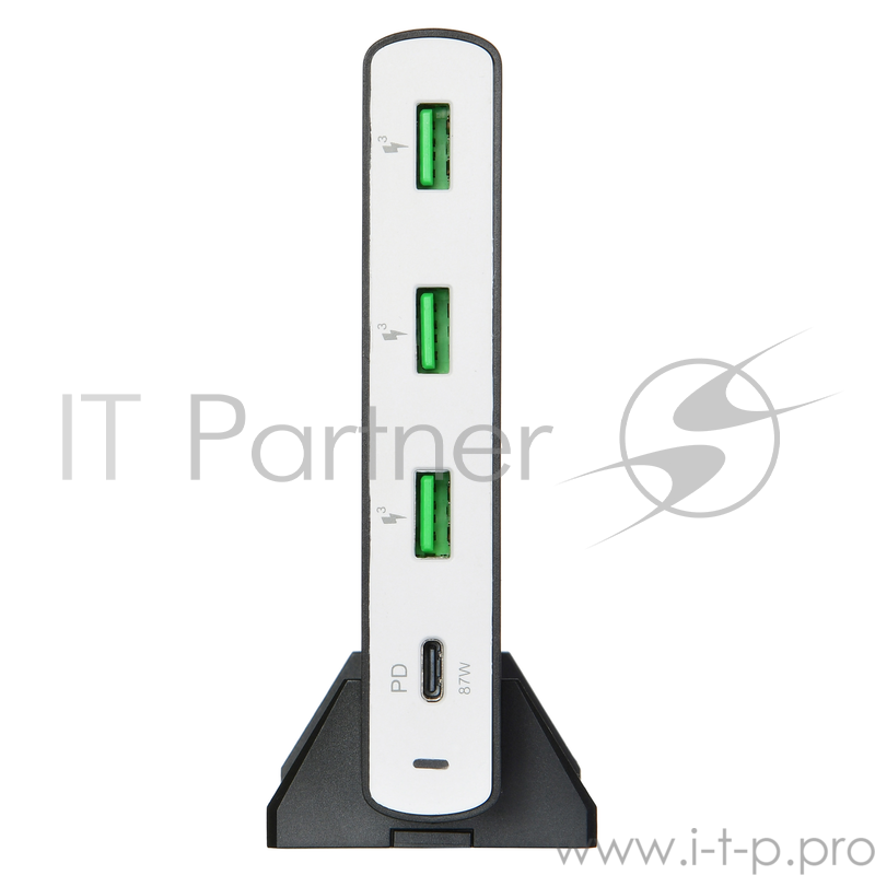 Сетевое зарядное устройство ACD-P904U-V1B 90Вт, 4xUSB 1PD+3QC, 3.6~20В/4.35А(max) RTL
