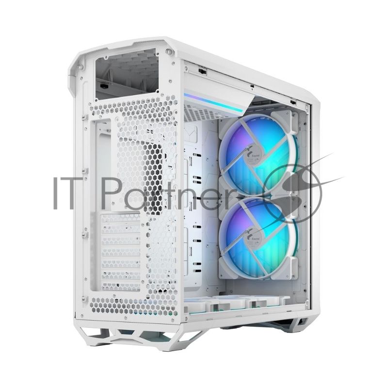 Компьютерный корпус без блока питания Fractal Design Torrent RGb TG Clear Tint, Full-Tower, 2x180мм + 3x140мм RGb, 2xUSB-A 3.2 + 1xUSB 3.2 Type-C E-ATX, SSI-CEB, SSI-EEB, ATX, mATX, mITX белый