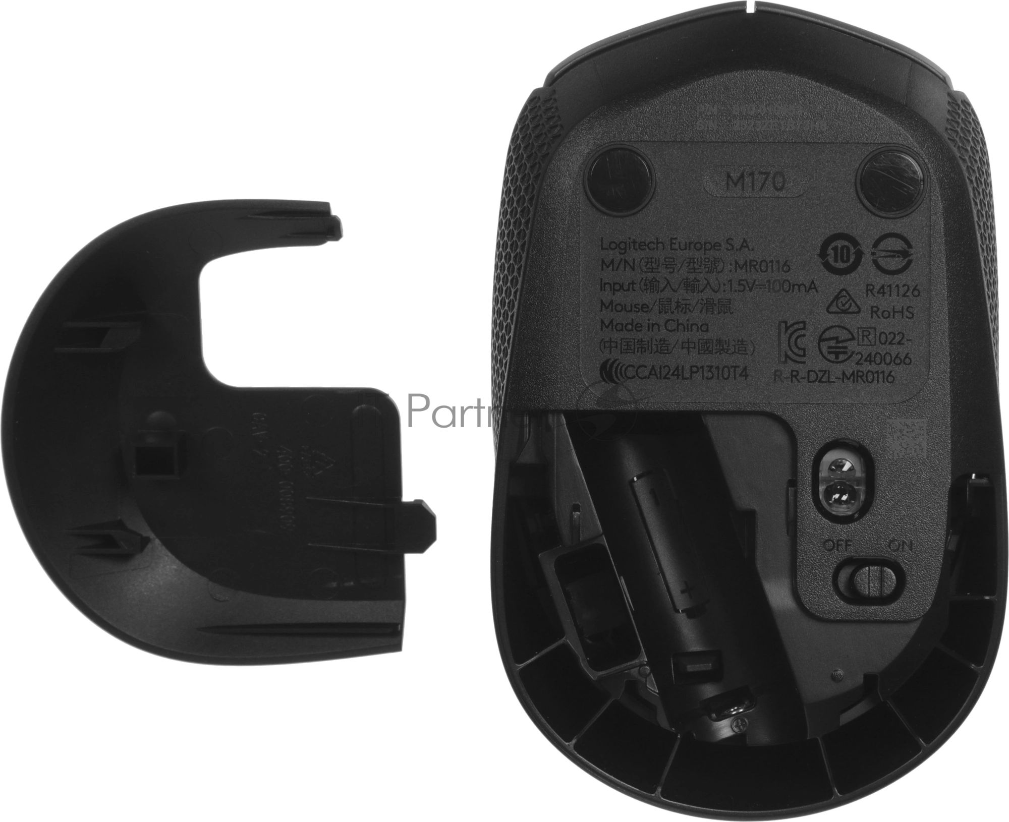 Комплект клавиатура+мышь Logitech MK235 беспроводной, USB, 1000 DPI, серый ( неоригинальная гравировка)