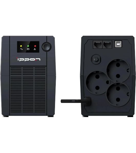 Источник бесперебойного питания Ippon Back Basic 850S New Euro 480Вт 850ВА черный