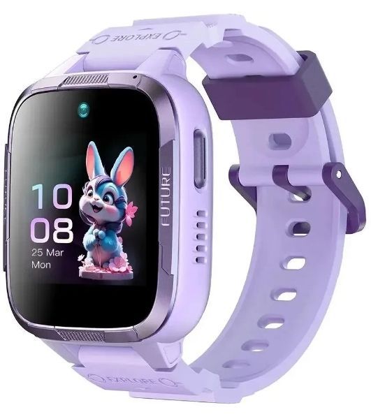 Детские умные часы Honor Choice Kids Watch Plus 4G TAR-WB01, 1.3" TFT, Wi-Fi, Bluetooth, IP68, фиолетовый