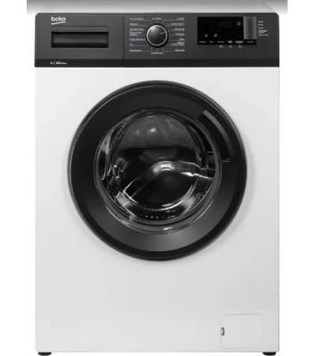 Стиральная машина Beko WHE5412BBW белый/черный, фронтальная загрузка, класс А, 5 кг