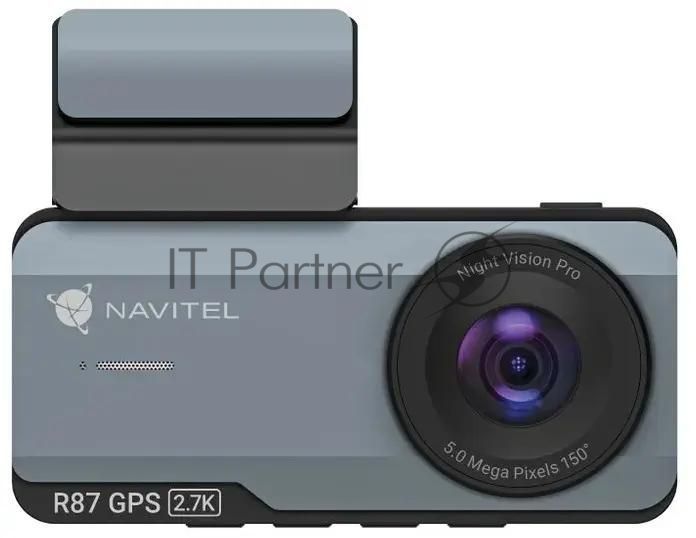 Видеорегистратор Navitel R87 GPS, 2592x1944, 3.7", GPS, Wi-Fi, G-сенсор, GPS-информатор