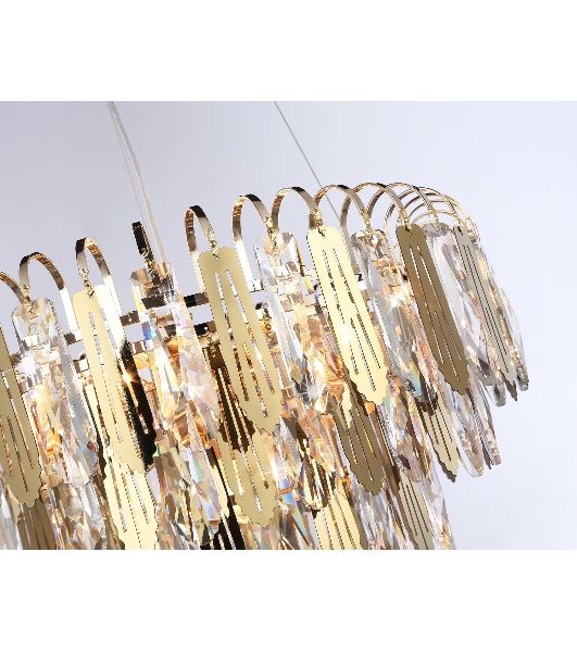 Светильник Ambrella light TR5256/8 SGD/CL золото/прозрачный E27*8 max 40W D500*350
