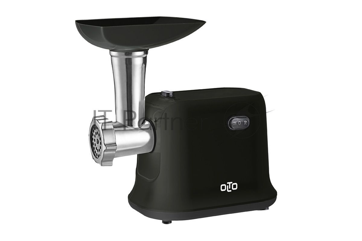 Мясорубка электрическая OLTO HM-080 белый, 1800 Вт, 1.5 кг/мин, реверс, защита от перегрузки, насадки - 4