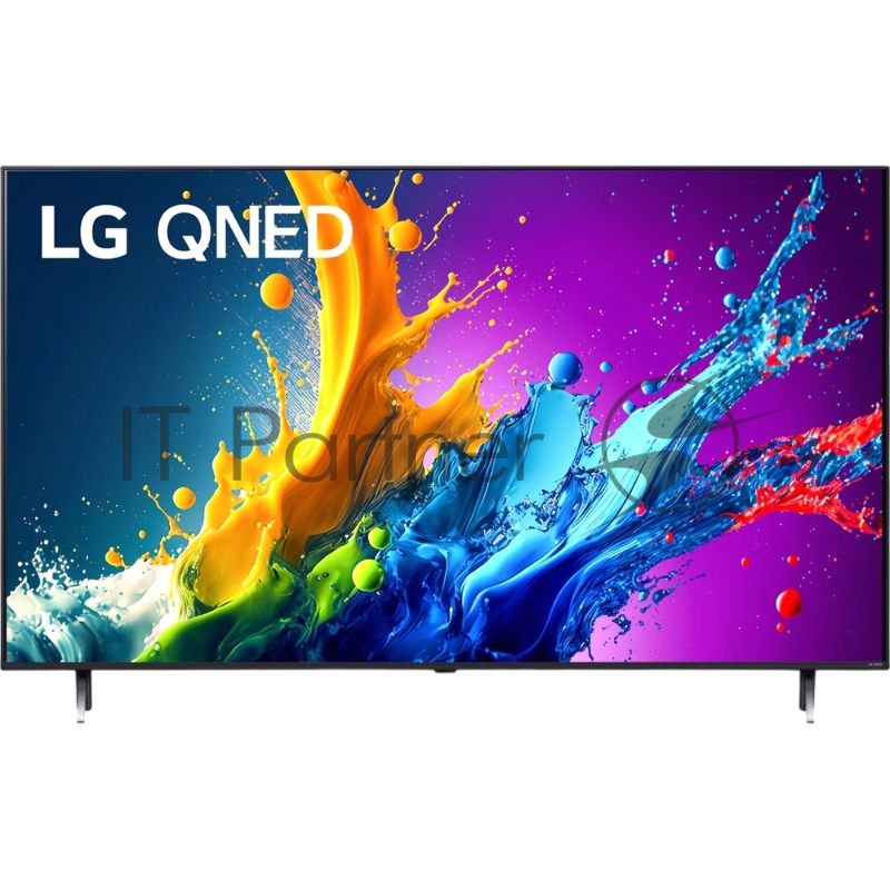 Телевизор LG 75" 75QNED80T6A черный LED UHD 60Hz Smart