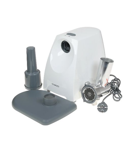 Мясорубка электрическая Kenwood MG 360 белый, 1400 Вт, 1.5 кг/мин, реверс, насадки - 5