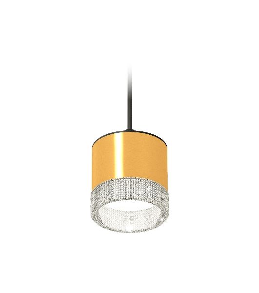 Светильник Ambrella Light XP8121030 PYG/CL/SBK золото желтое полированное/прозрачный/черный песок GX53 (A2333, C8121, N8480)