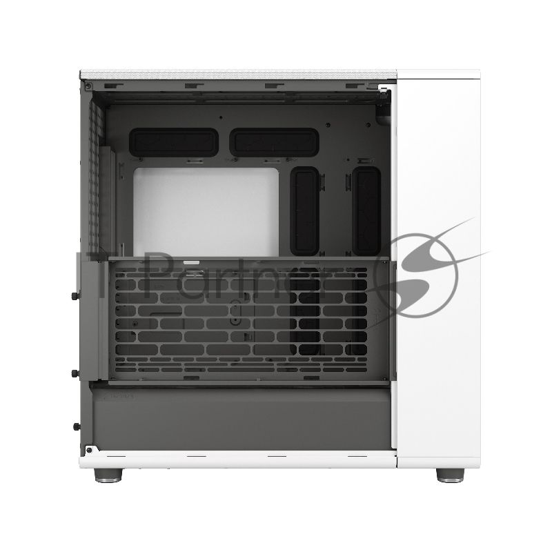 Компьютерный корпус без блока питания Fractal Design North XL, Full-Tower, 3x140мм, 2xUSB-A 3.2 + 1xUSB 3.2 Type-C E-ATX, ATX, mATX, mITX Wood panel, Chalk белый