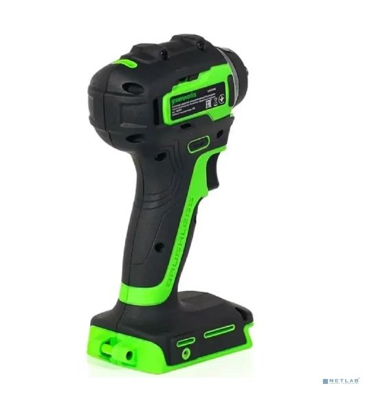 Гайковерт Greenworks G24IW200 аккум. патрон:квад.3/8" (3803607CUB)