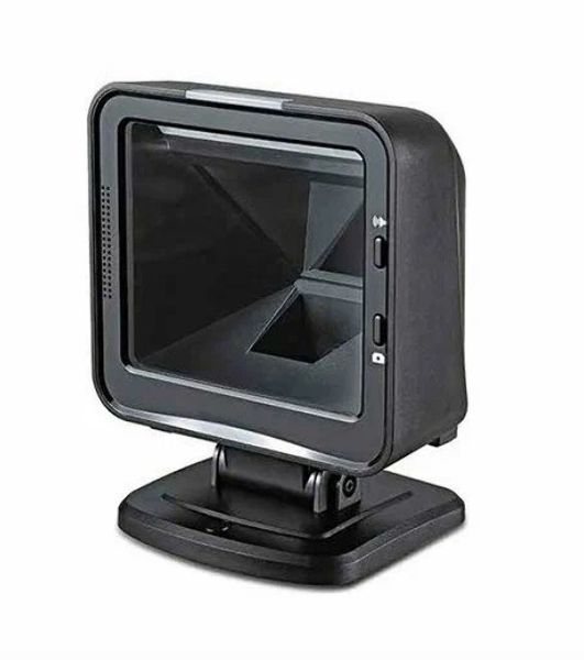 Сканер штрих-кода стационарный MINDEO MP8610 USB презентационный, 2D имидж, USB, черный