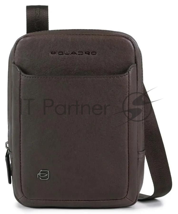 Сумка мужская Piquadro Black Square CA3084B3/TM, темно-коричневый, натур.кожа