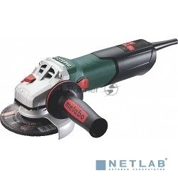 Шлифовальные машины Metabo W 9-125 Quick 600374000 шлифмашина угловая900вт,2.5Нм, 10500 об/мин, вес 2.1 кг