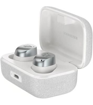 Наушники TWS Sennheiser Momentum True Wireless 4 серебристый/белый, внутриканальные, Bluetooth, активное шумоподавление, до 7.5 ч