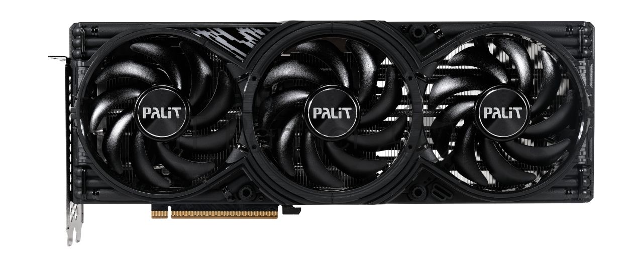 Видеокарта Palit GeForce RTX 5070 GAMINGPRO-S OC, 12 GB GDDR7, 192 bit, 3xDisplayPort, HDMI, GPU 2325 MHz