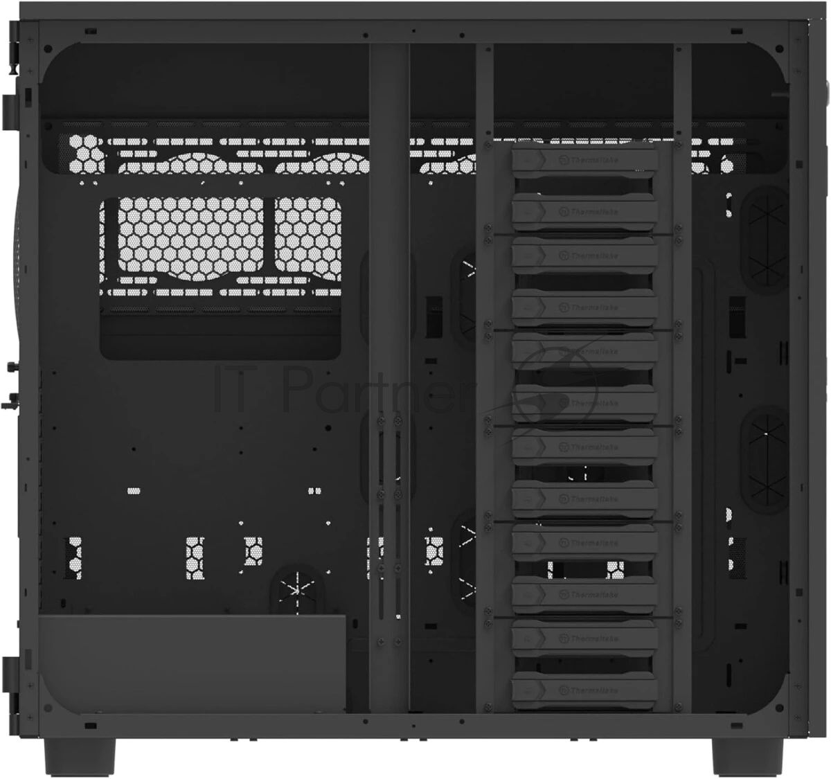 Компьютерный корпус Thermaltake AX700 Glass черный без БП XL-ATX 18x120мм 18x140мм 2x200мм 4xUSB 3.0 audio bott PSU