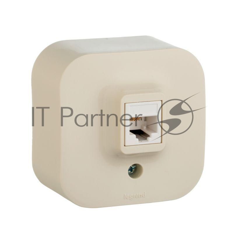Электроустановочные изделия Legrand Legrand 782254 Розетка RJ45 (Слоновая кость)