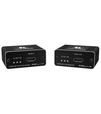 Комплект Kramer Electronics PT-871/2XR-KIT из передатчика и приемника HDMI по витой паре DGKat 2.0; поддержка 4К60 4:4:4