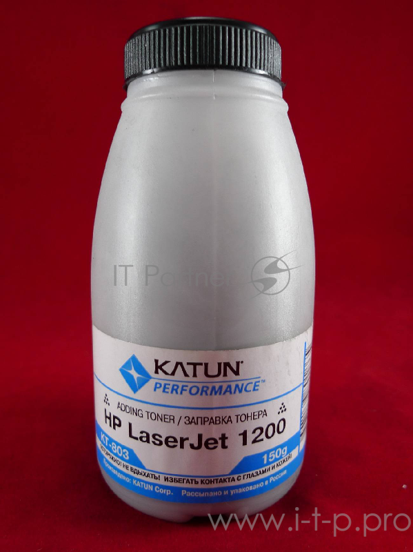 Тонер HP LJ 1200/1300/1000W (фл.150г.) Katun фас России