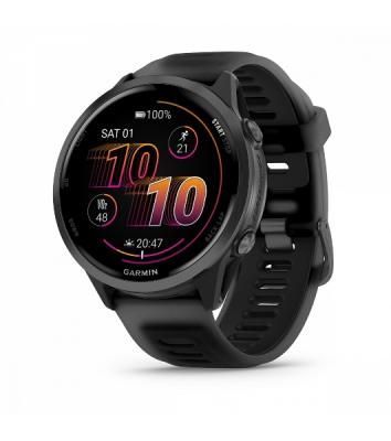 Умные часы Garmin Forerunner 570, 1.4" AMOLED, Wi-Fi, Bluetooth, NFC, 50м, черный / темно-серый