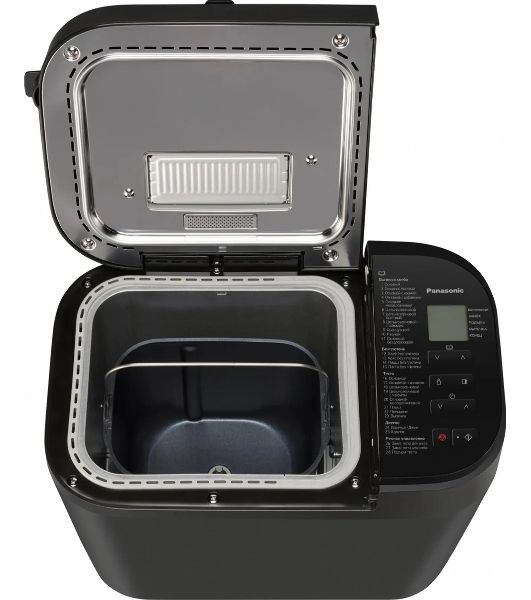 Хлебопечка Panasonic SD-R2530KTS черный, 550 Вт, 1.1 кг, 28 программ