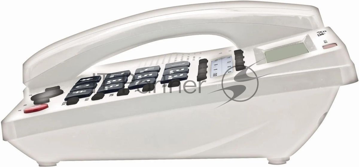 Телефон проводной Ritmix RT-550 белый/серый