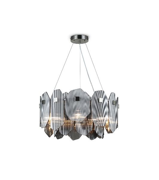 Светильник Ambrella light LH31201/6 SN/SM сатин никель/дымчатый E14*6 max 40W D510*270