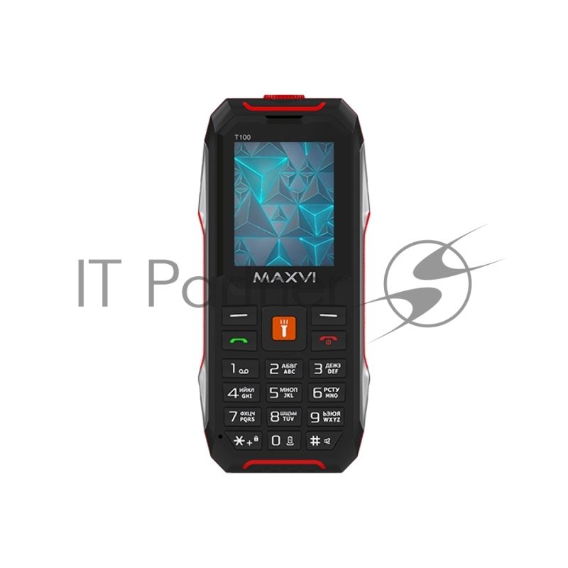 Мобильный телефон Maxvi T100 красный