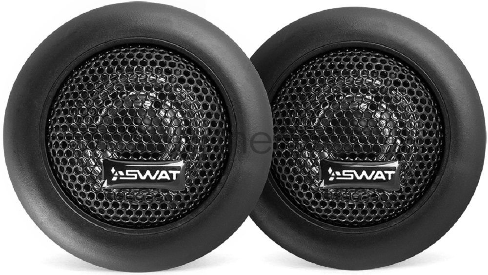 Колонки автомобильные Swat SP TW-M10 (без решетки) 100Вт 91дБ 4Ом 2.6см (1дюйм) (ком.:2кол.) твитер однополосные