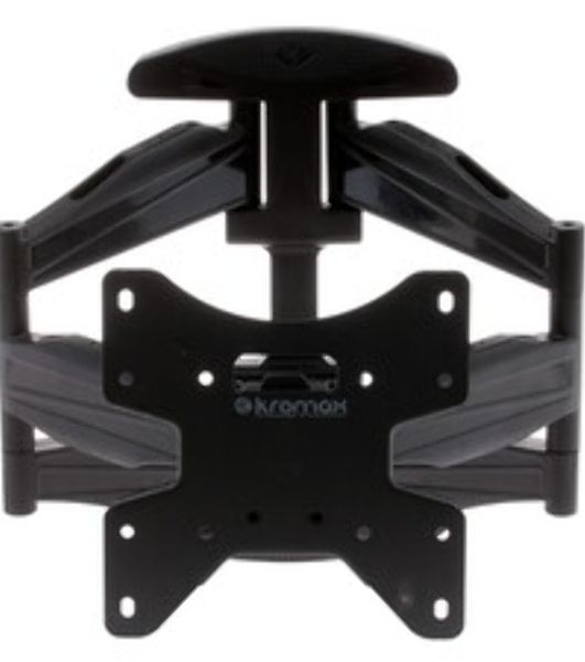Кронштейн для телевизора Kromax ATLANTIS-35 new черный 22"-65" макс.50кг настенный поворотно-выдвижной и наклонный