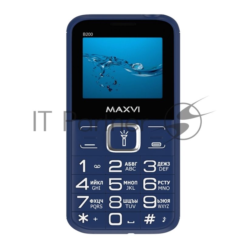 Мобильный телефон Maxvi B200 синий
