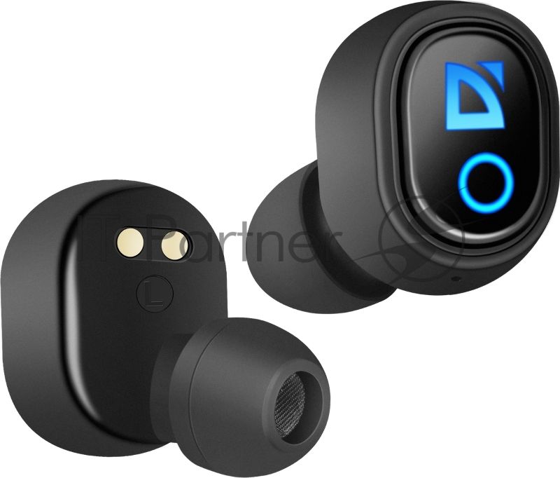 Наушники TWS Defender Twins 639 черный, внутриканальные, Bluetooth, до 4 ч