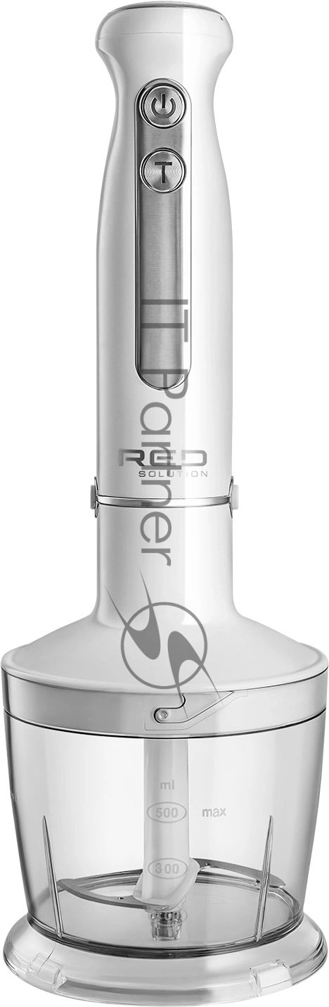Блендер погружной Red Solution HB2917P белый, 1300 Вт, 20 скоростей, турбо