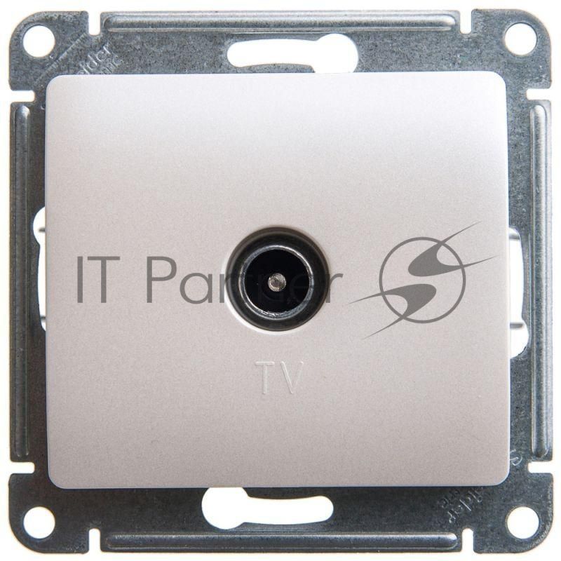 Механизм розетки TV 1-м Glossa 1DB перламутр SchE GSL000691