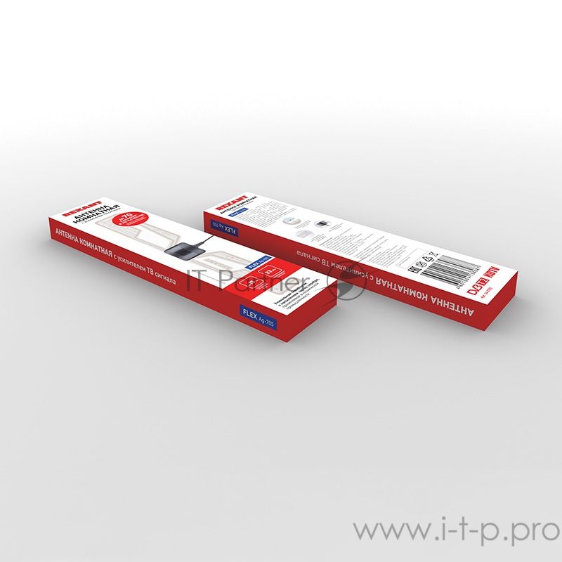 Антенна Rexant комнатная "Активная" с USB питанием, для цифрового телевидения DVB-T2, Ag-707